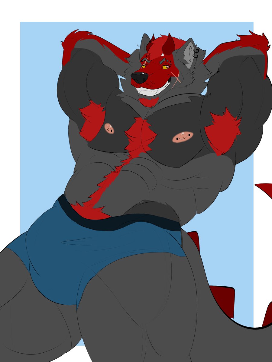 KIANHOUND's tweet photo. i hate this new lineart brush im never using it again #furrybara https://t.co/6VQ9uHqqTU