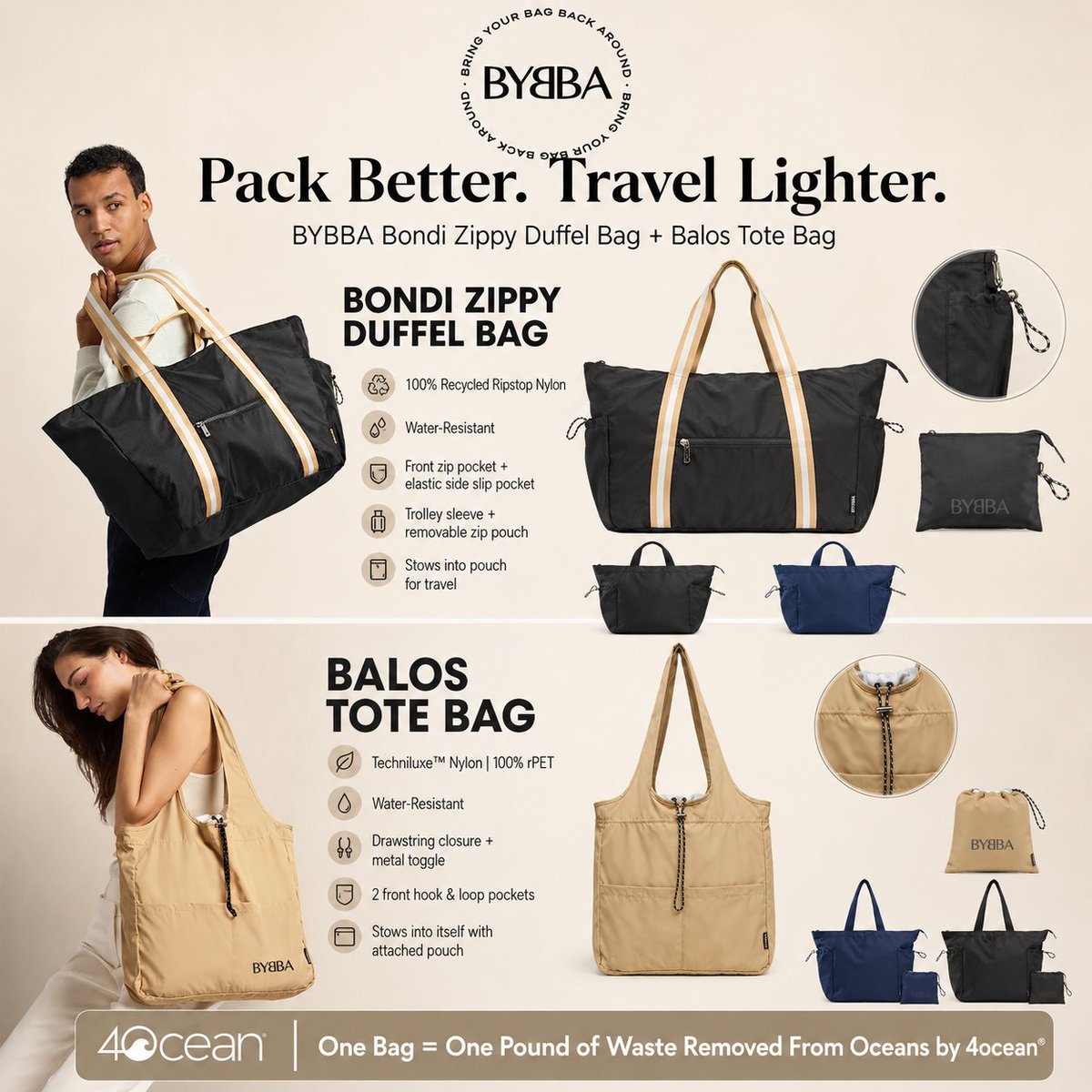 Qualigraphics's tweet photo. We have BYBBA Bags!
Bondi
https://t.co/6idk5w9uwY
Ripple
https://t.co/UtIl64t3rG
Balos
https://t.co/SDFKyxaU0K https://t.co/RRpZ3Jir3L