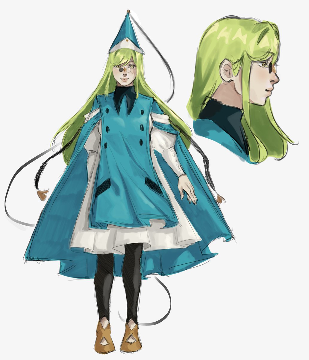 _Medewikss's tweet photo. how i imagine coco will look like when we get to the last trial (18year old) + with qifrey's things #WHA #witchhatelier https://t.co/bkBUeGkJpU