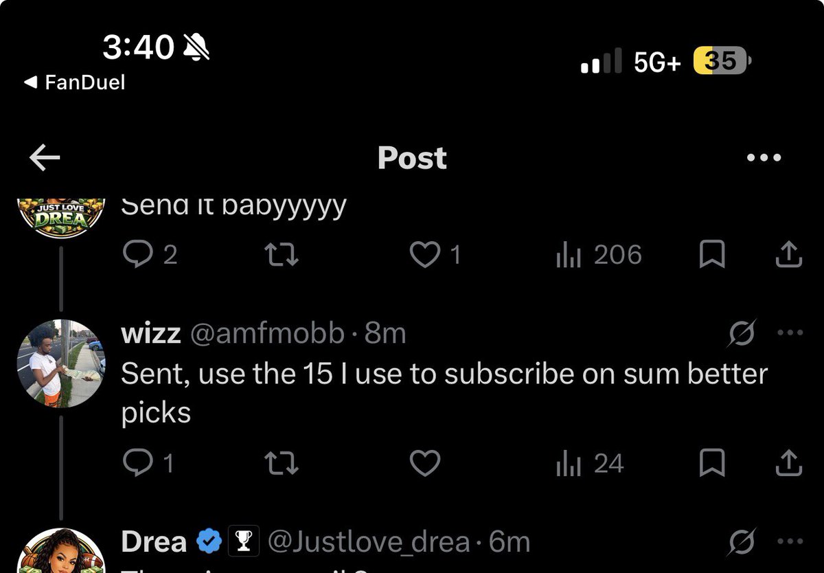 amfmobb's tweet photo. @Justlove_drea @GabrielGolden4 Never said I wanted a refund your impulsive foo https://t.co/2sMFjDwZJp