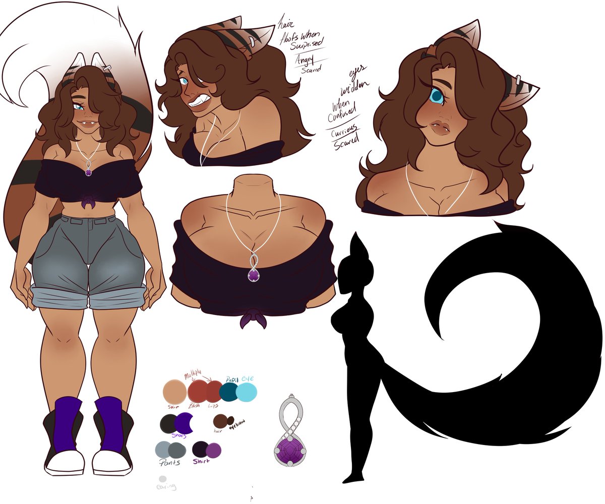 SiebeeThe's tweet photo. @SocksAgency She's a lot of fun, and is a great artist (she drew this ref sheet)! Plus she's my friend so I'm (just a tad) biased.😆 https://t.co/l0JMjb1NrG