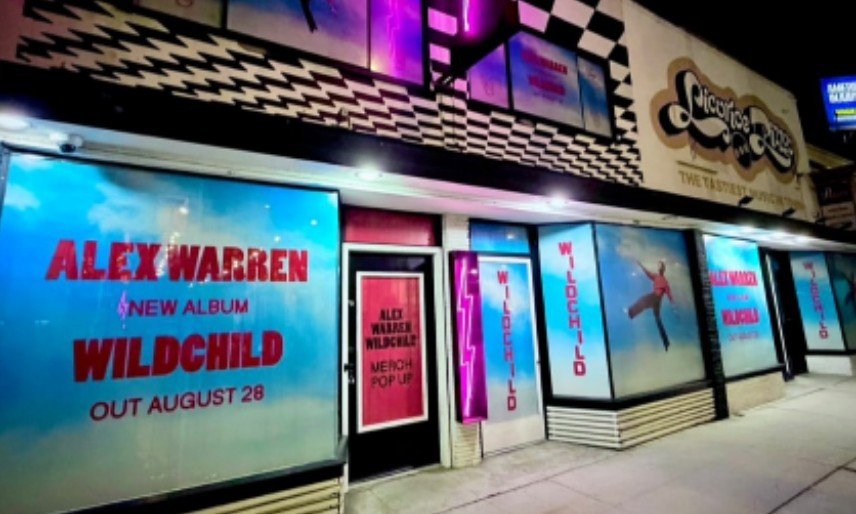 AlexWarrenAR's tweet photo. Un poco de como se veia el Pop Up de WILDCHILD en Los Ángeles. https://t.co/4XxvgPLuvf