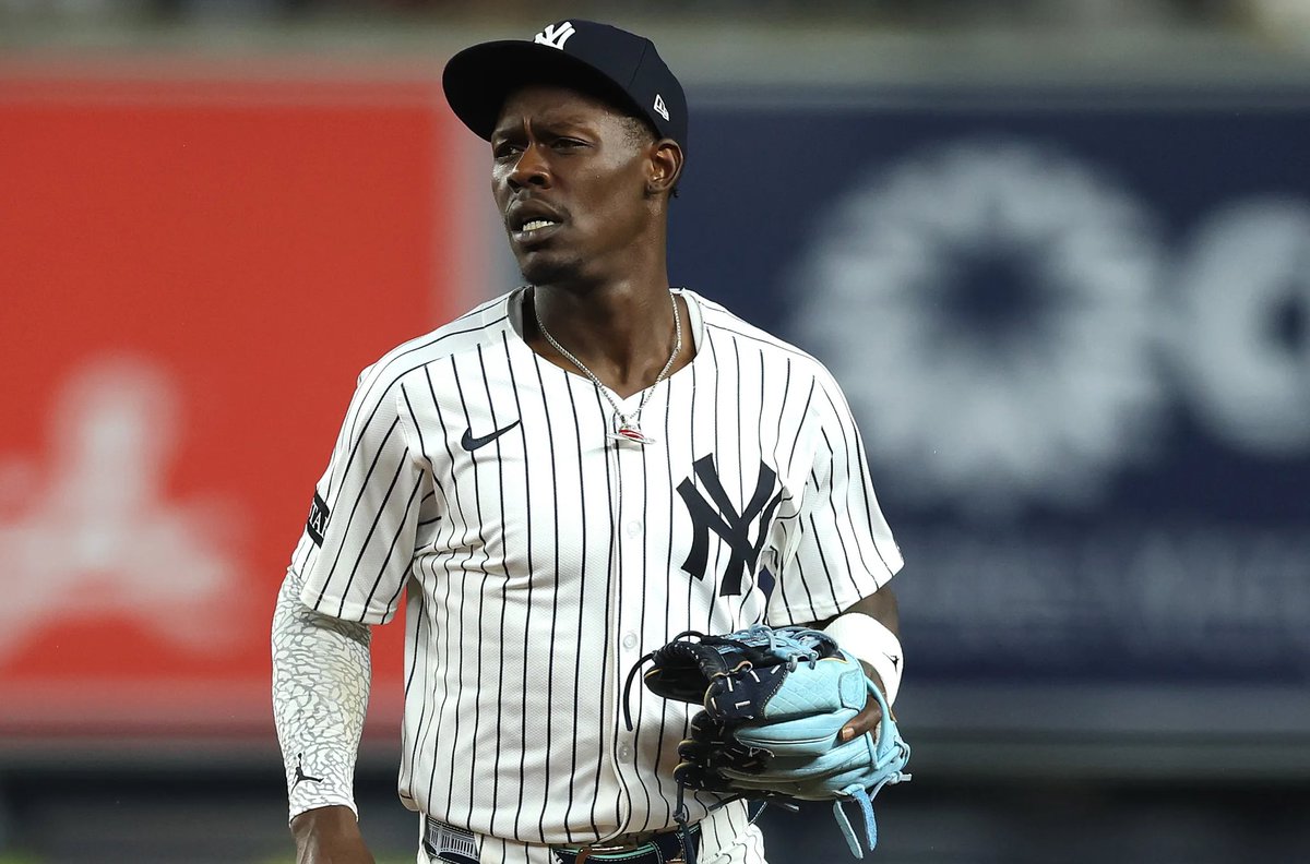 RealRobReinhart's tweet photo. #BREAKING: Jazz Chisholm rejected a trade to the Orioles because someone in their front office accidentally referred to him as “Jizz” on an evaluation call, per sources. 

I’m told the trade would have sent Adley Rutschman and Taylor Ward to New York https://t.co/qF5KVxcq3G