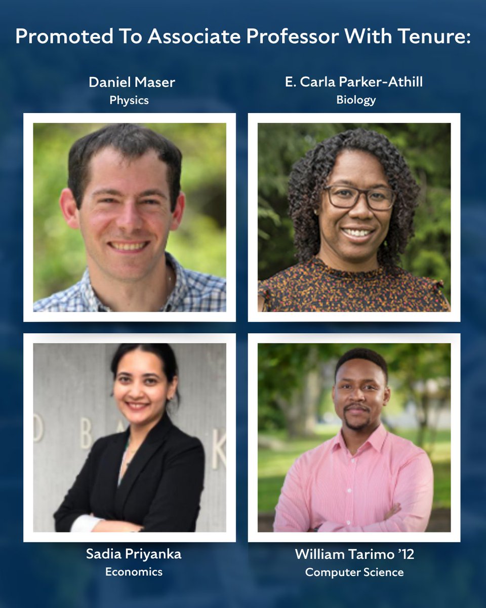 ConnCollege's tweet photo. 14 Conn faculty just earned promotion and/or tenure, 3 to full professor, 8 to associate professor with tenure, 3 to teaching professor. Huge congrats to our colleagues across the disciplines. 🎓 https://t.co/PzAsZrEmYP