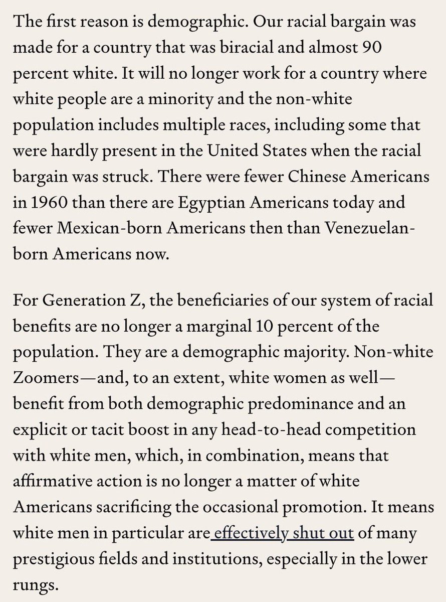 loganclarkhall's tweet photo. Something has to change and telling young men that the country their ancestors built is just an idea while it’s being carved up piece by piece for every other ethnic group on the planet isn’t going to cut it. https://t.co/6GKvIxIny8