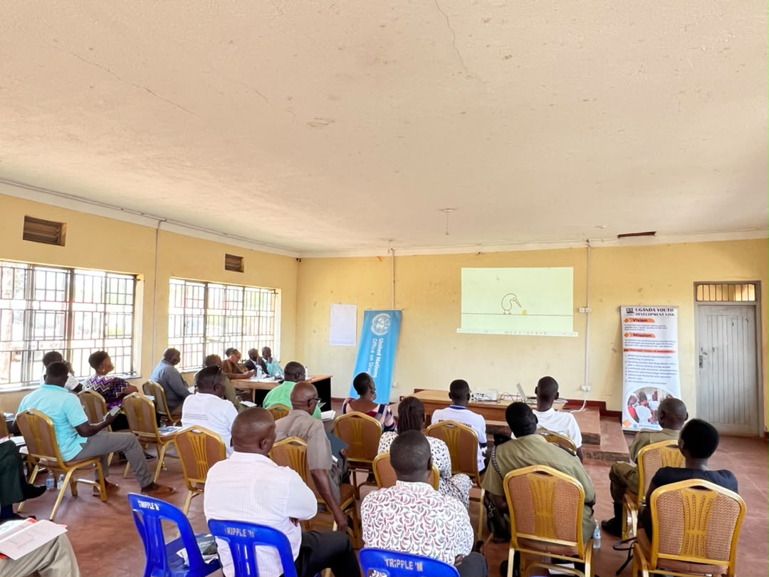 uydelx's tweet photo. UYDEL, in partnership with UNODC, convened a District Stakeholders Reflection Meeting in Namayingo District, bringing together 33 stakeholders from government, police, health, legal services, youth and women's groups, religious and cultural institutions to strengthen community safety and prevention.

The meeting reflected on emerging drug trends, youth crime, violence, referral pathways and practical action planning. Stakeholders commended the impact of UYDEL's school and community-based prevention programmes, noting their role in helping young people make healthier, safer choices.The Deputy RDC emphasized the need for stronger teamwork, coordination and collaboration to accelerate the district's development.Together, we are strengthening prevention, protecting young people and building safer, healthier and more resilient communities.

#UYDEL #UNODC #DrugPrevention #CrimePrevention #CommunitySafety #YouthEmpowerment .