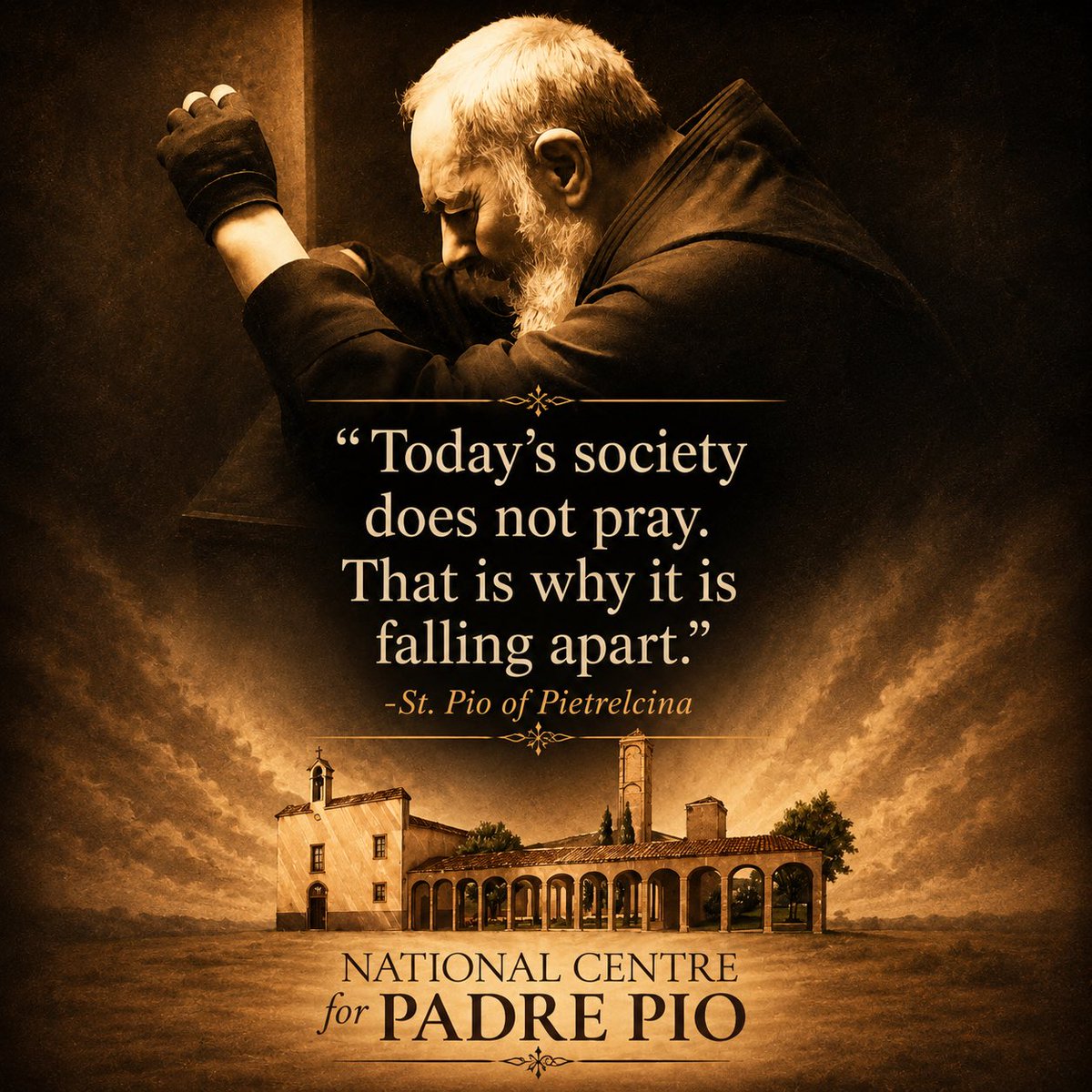 PadrePioInc tweet picture