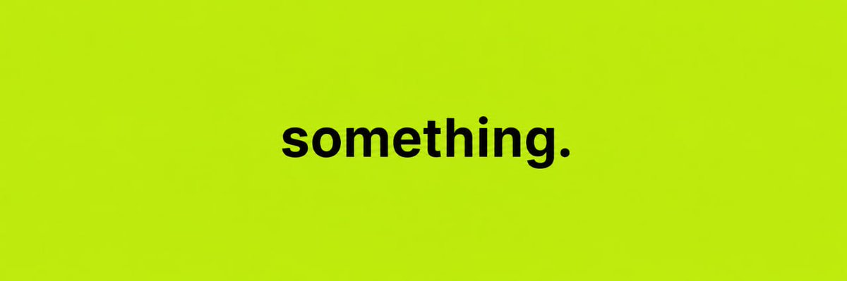 SomethingRH_CTO's tweet photo. Believe in Something. https://t.co/Mmawttx9I1