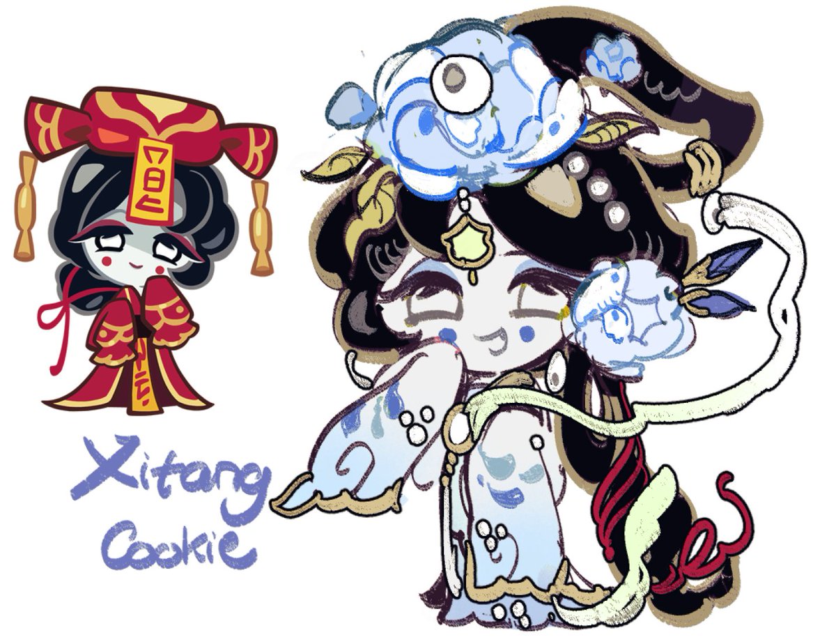 amsiaart's tweet photo. Xitang cookie but she's a fairy 😌 https://t.co/MR2ZxSbvA1