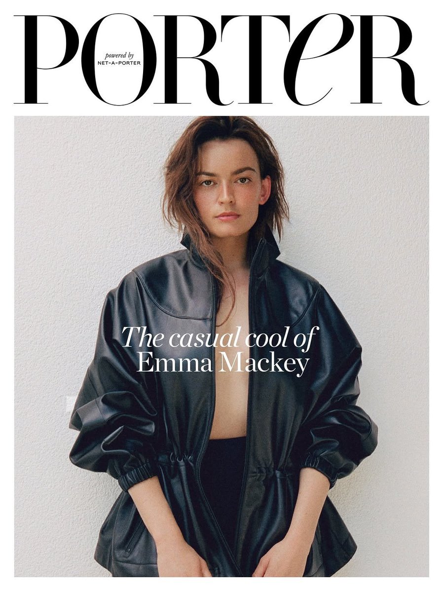Celebfun3's tweet photo. Emma Mackey for Porter Magazine https://t.co/9zo0fZsNAM