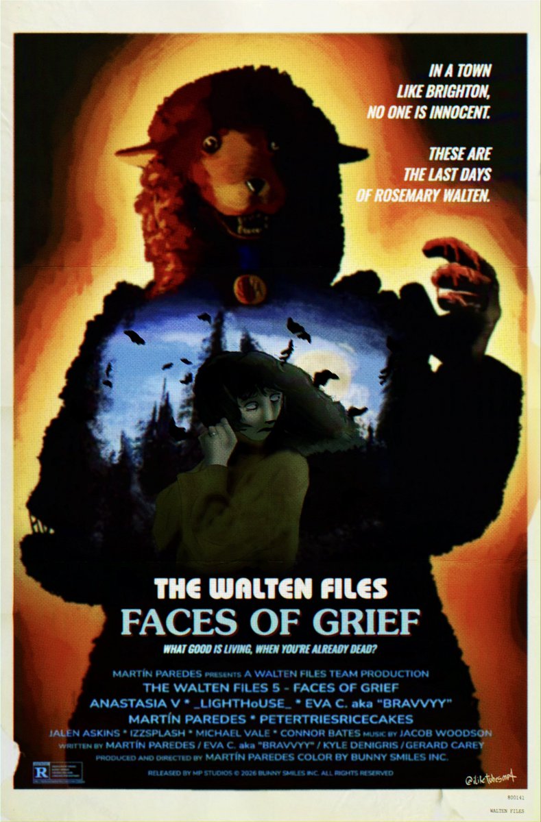 iliketubesmp4's tweet photo. “WHAT GOOD IS LIVING, WHEN YOU'RE ALREADY DEAD?”

The new Walten Files is maybe one of the best analog horror things period. There is a section towards the end that is absolutely staggering. Just had to make another poster cuz I love this series a lot! 

#TheWaltenFiles #TWF https://t.co/2erSdVbbtR