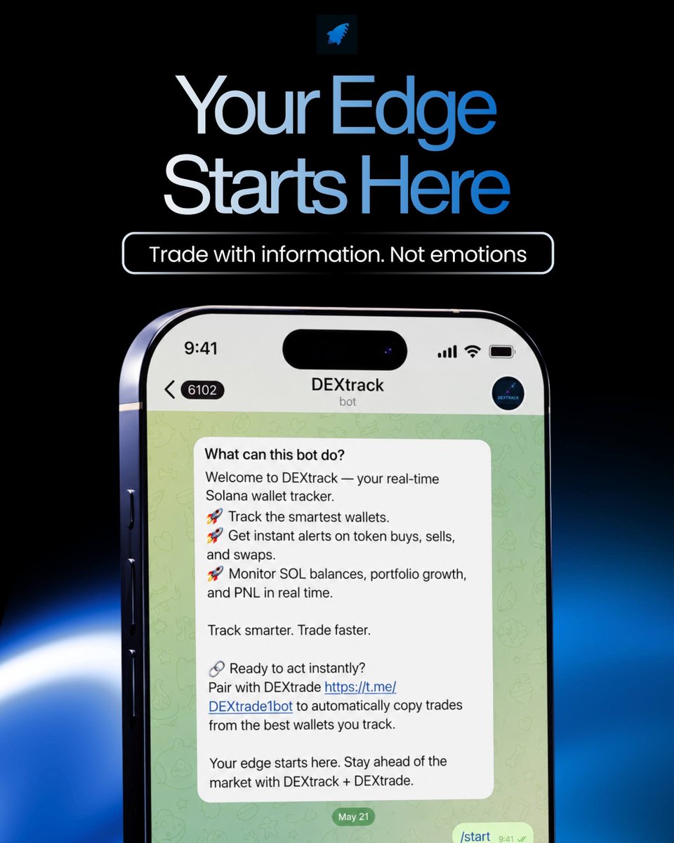 Oxchop_pa's tweet photo. The edge is seeing the move before the crowd. @DEXtracktrade gives you real-time wallet activity, buys, sells and swaps, while DEXtrade helps you act with your own strategy and risk settings. Track smarter, trade with better information. Less guessing. 

Trade with DEXtrade! ✨ https://t.co/vkMsBFF3AD