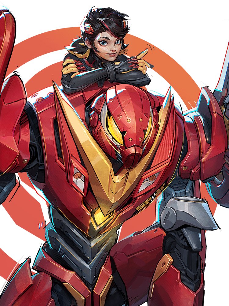 trayfl's tweet photo. they always hiding the bad bitches inside mechs https://t.co/VaXggHBhUX