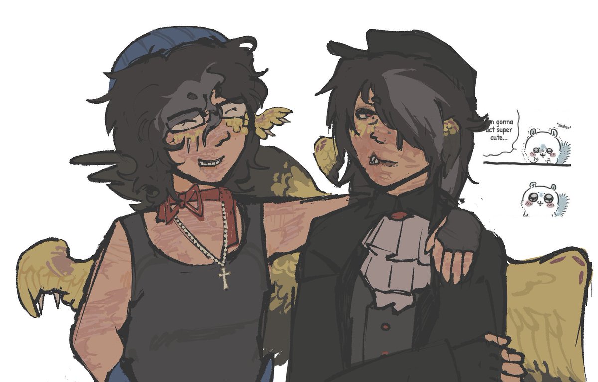 quackitytwins's tweet photo. quacktwins spam posting hi again guys 
#quackityfanart #elquackityfanart #qsmp https://t.co/cmowyMlpRk
