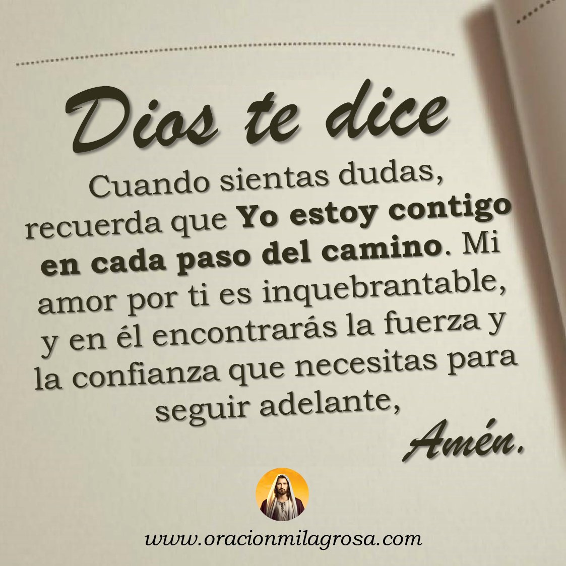 oracion_milagro's tweet photo. DIOS HA VISTO TU VIDA, tus luchas, tus necesidades y Él quiere entregarte unas palabras de fuerza y esperanza justas para ti. Te invitamos a ver este bello mensaje para que recibas las bendiciones y el bienestar que hay en él.

Descubre este mensaje en: https://t.co/J3LOh5PFsc ✨ https://t.co/xSnQPnV5Om