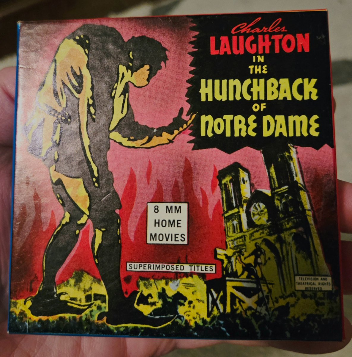 CoolOldSwag's tweet photo. More 1960's FILMSTRIPS to add to my sizable horde of these things. Any day that I acquire films I don't have is a good day. And great box art on the Hunchback &amp; Son Of Kong films  @ShaneBitterling 
@CaptainOctober 
@TheBonnieFrank1 
@hauntorama #KingKong
#JohnWayne #hunchback https://t.co/NMwnH0nCEB