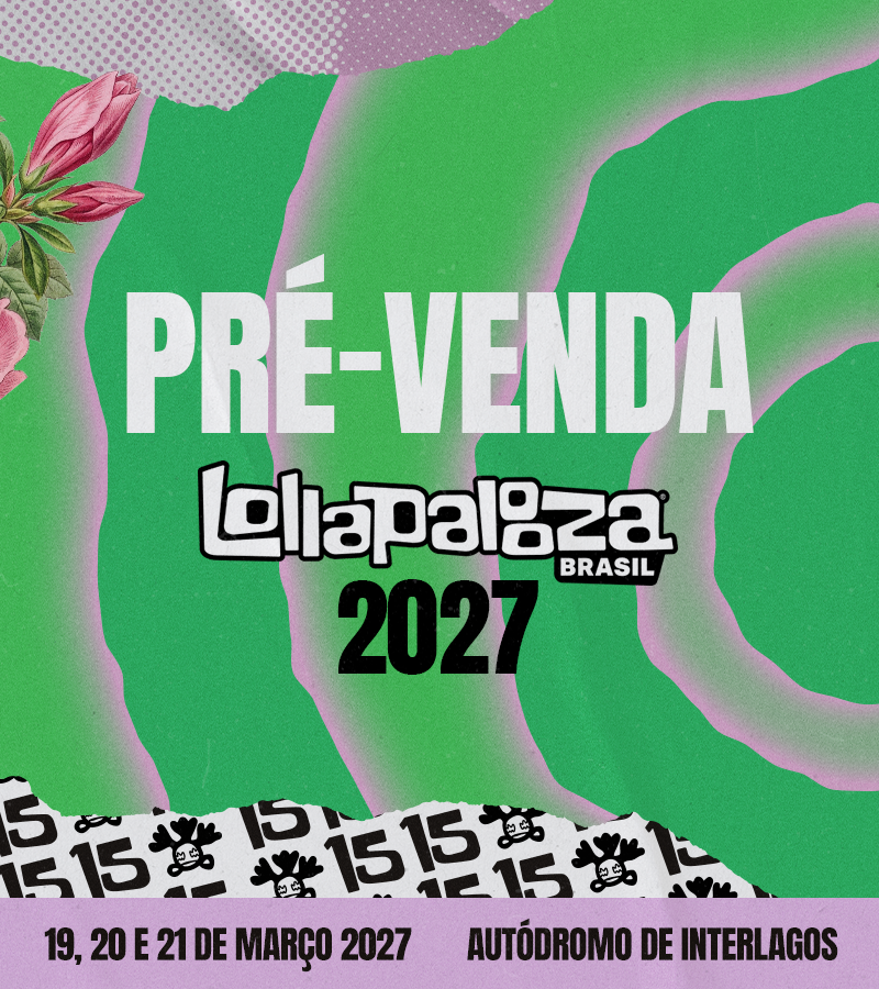 LollapaloozaBr's tweet photo. Tá chegando a hora! 🔥 A pré-venda do #LollaBR 2027 começa amanhã, às 12h. A festa dos 15 anos te espera 🎂 https://t.co/x2vJlrb2ox