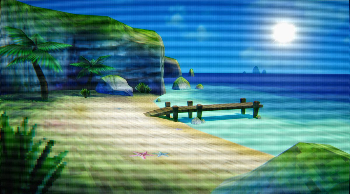 PixelsSj's tweet photo. Retro beach https://t.co/CTSLvO99Ty