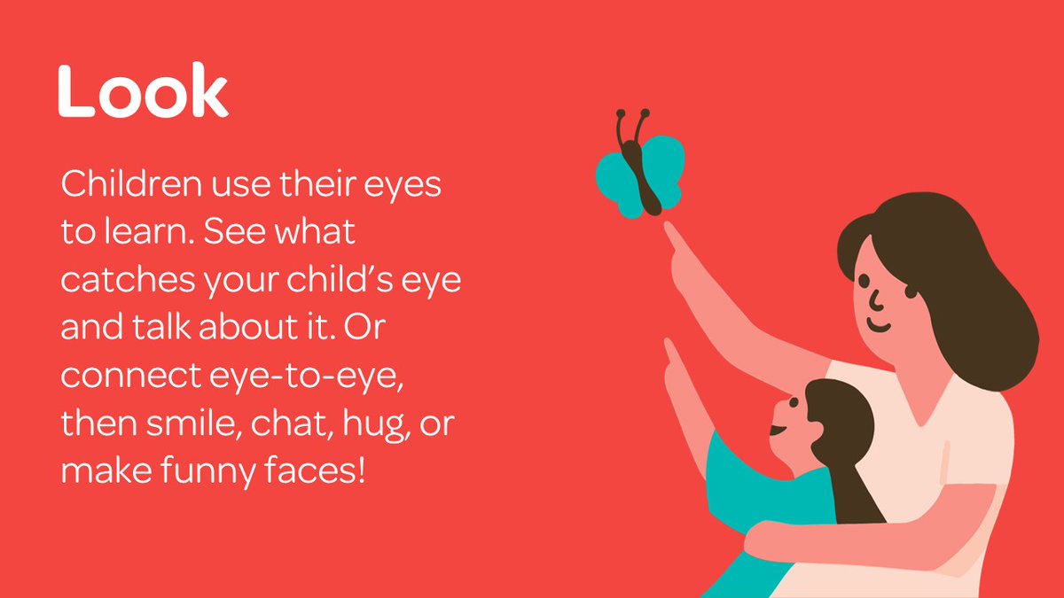 joinvroom's tweet photo. See what catches your child’s eye today. Then talk about it, smile about it, make a face about it. That simple back-and-forth? That’s Look — and it’s building your child’s brain right now. 🧠 https://t.co/D2j9Rs7yrs