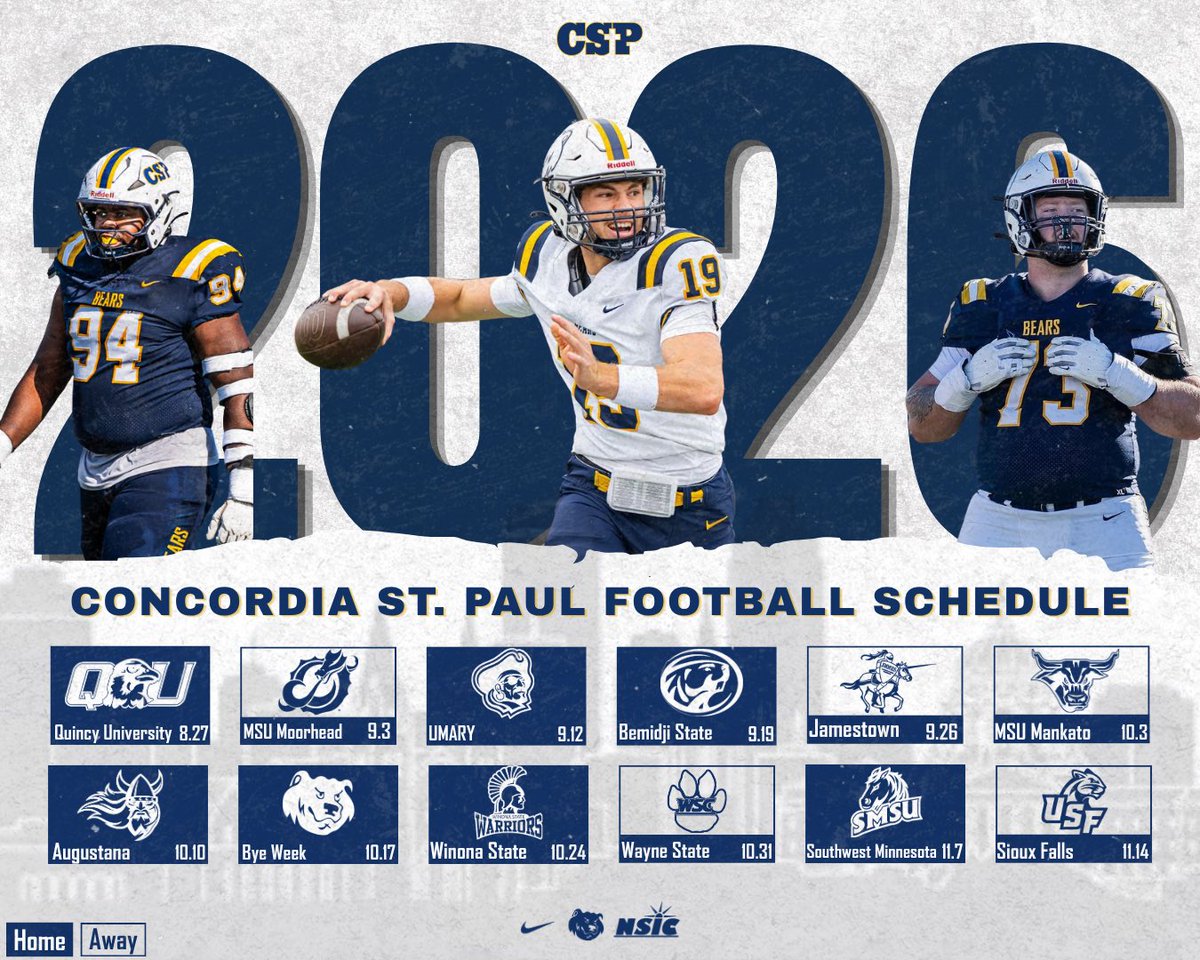 CSPBearsFB's tweet photo. The 2026 CSP Football Schedule is here. Get readyβ¦ πΏπ»
#GoBears #GB4L https://t.co/65B34G28Q4