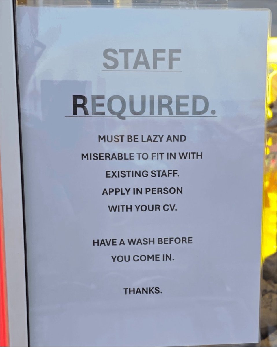 NoContextBrits's tweet photo. I was looking for a job… https://t.co/IzHB8zpol8