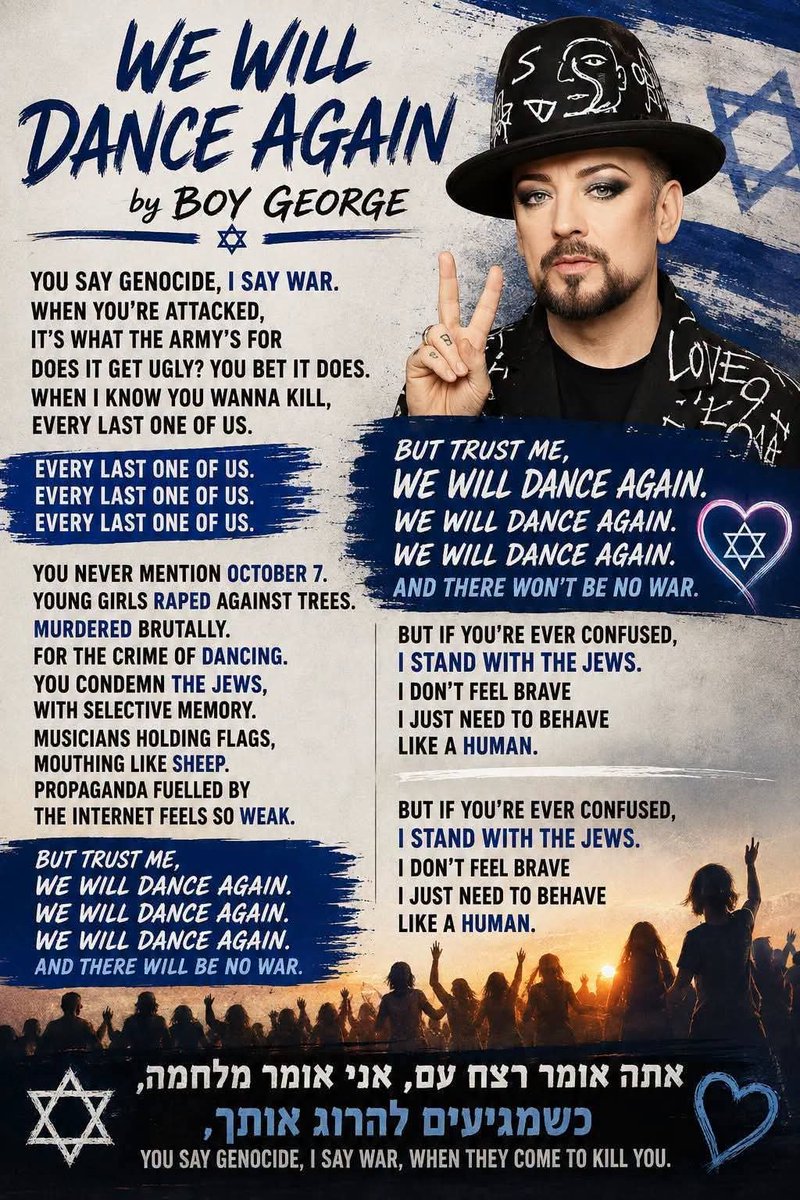 NakamCyberForce's tweet photo. Thank you, dear @BoyGeorge!!🫡👏👏 

#WeWillDanceAgain https://t.co/9I7xrPuSXy