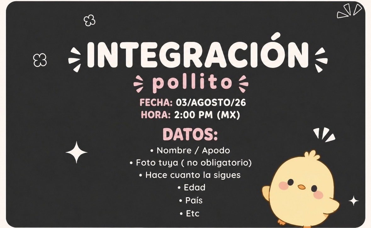 rexsgc98's tweet photo. Hola soy Rexs (igual debí poner mi nombre) País: 🇲🇽🗣️
Foto: 🫠 Edad: 27 (me duele la rodilla)
Fecha de encubacion: Lit soy un huevo (inicios de año)
Etc: Muerto el perro árbol torcido!? 😅🐣 Lo vi y quise participar nosé, pero bueno aquí andamos 💯 #IntegracionPollitos https://t.co/eMGhFWUrxB