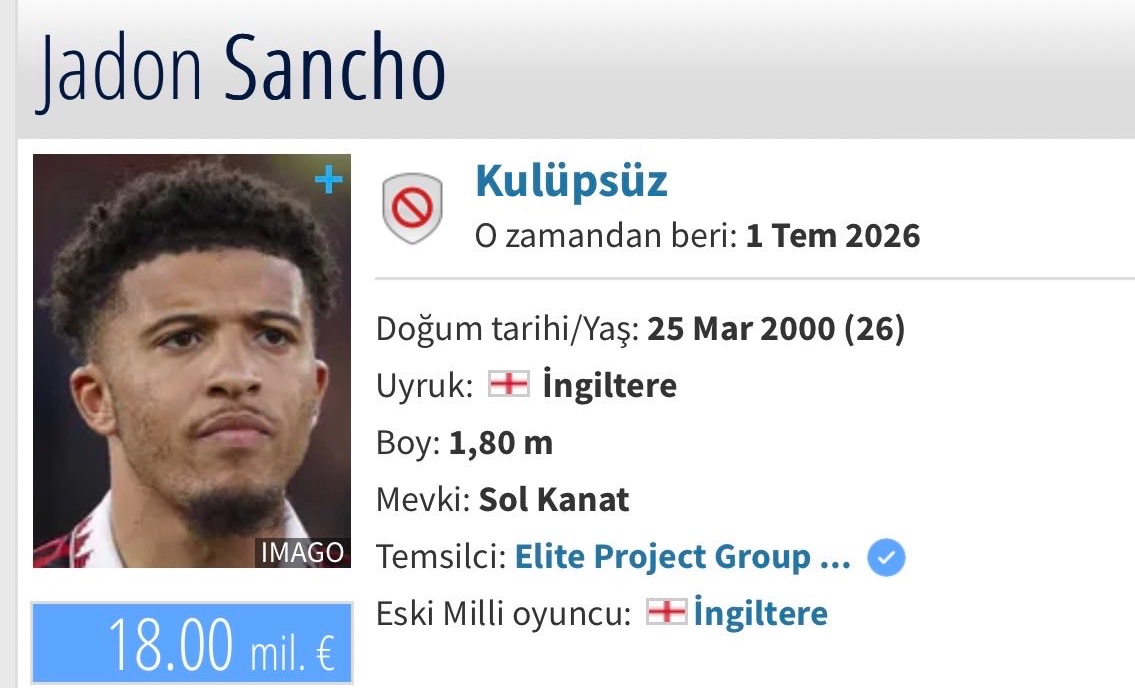 mezzalanaliz's tweet photo. Madem bonservis verecek paranız yok gidin boştaki Jadon Sancho'yu ikna edip getirin, kanatlarda güçlü rotasyon için böyle oyunculara ihtiyacımız elzemdir. Hiç bişey kaybetmezsin. https://t.co/I1ANJmDcQG