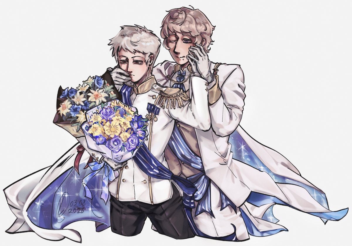 kaikrak's tweet photo. i like their 20th anniversary outfits #rusprus https://t.co/Z6zzSteuKh
