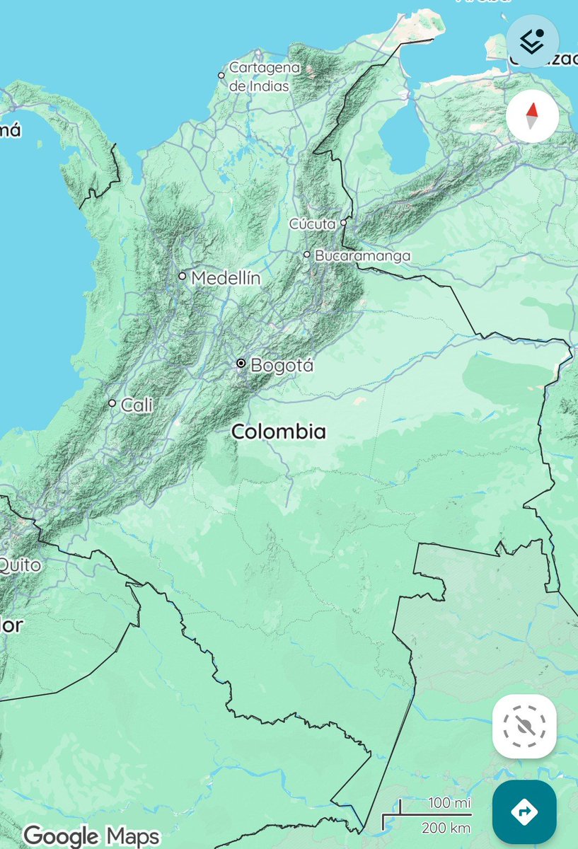 albert_kasprzyk's tweet photo. @ABDELAESPRIELLA Pareciera que en su puta vida han visto un mapa de Colombia, es que poniendo montañas en los llanos orientales y Amazonia, además de cordilleras en el bajo Cauca y el Caribe (de donde se supone vive el presifrente). https://t.co/tclJY52Ate
