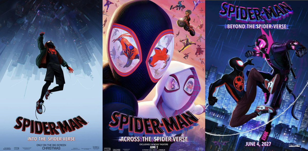 WebXHeadd's tweet photo. Quick reminder the final movie to conclude the greatest superhero trilogy ever will be coming to theaters next year June 17th 

- Spider-Man: Beyond The Spider-Verse 

Happy Birthday Miles! https://t.co/y7qp0DPLqf