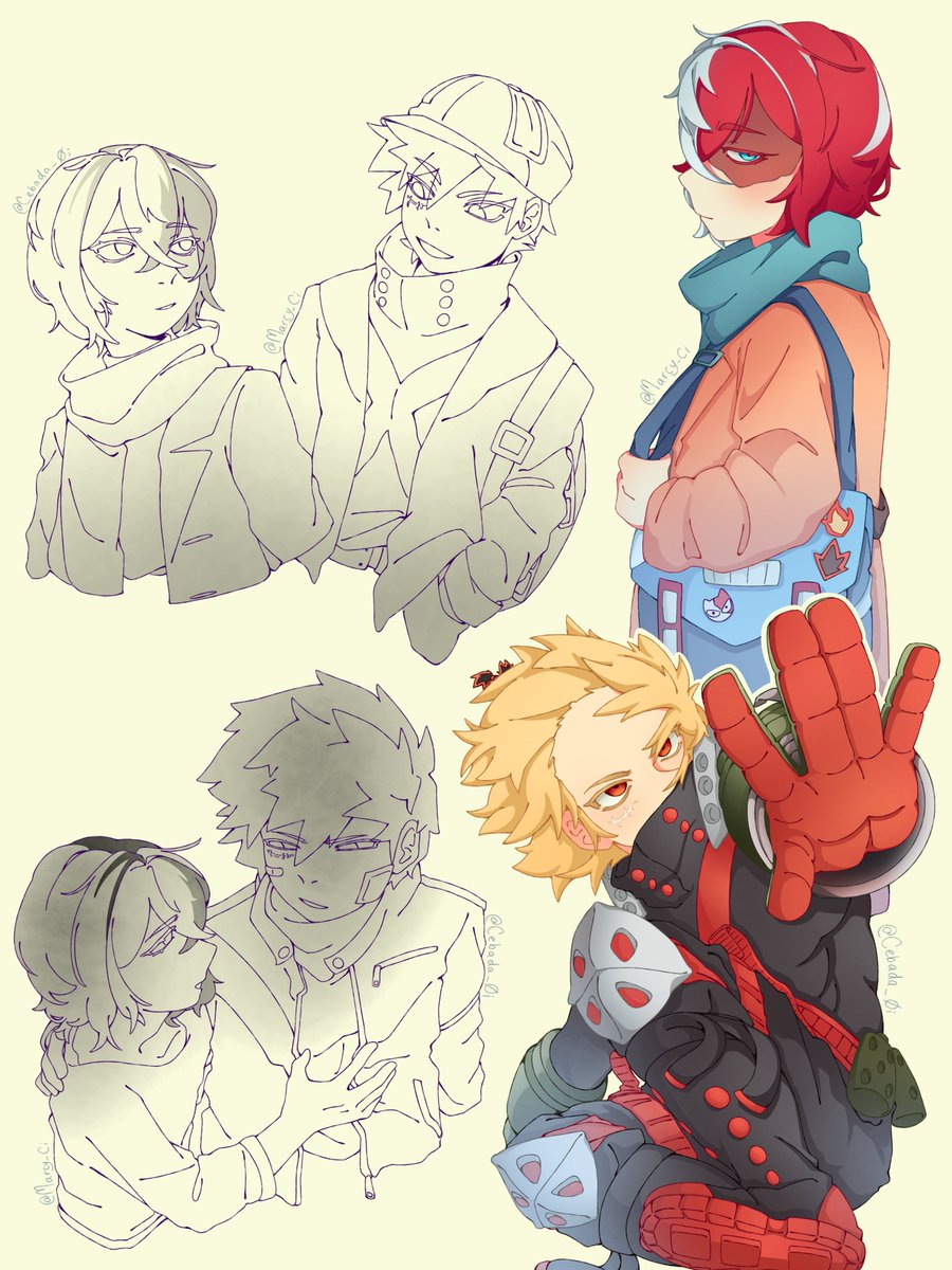 Cebada_0i's tweet photo. 🍰Civilian x 💥hero
#bktd #bakutodo #todobaku https://t.co/8AtRjasVTp