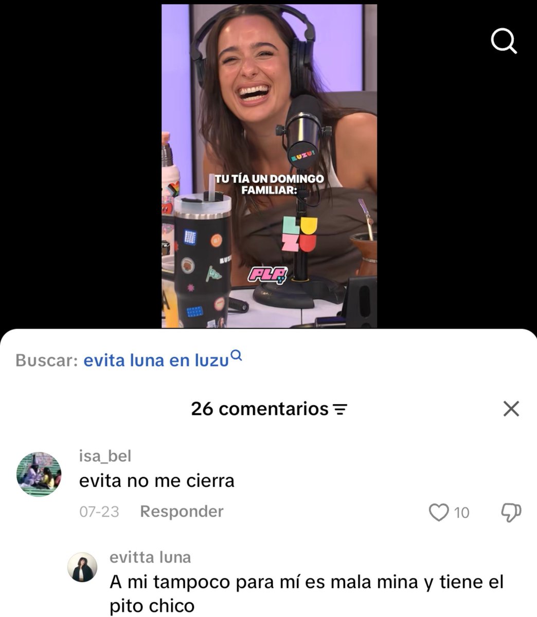 paulinandnluzu's tweet photo. no había visto esto de Flor y Evitta respondiendole a comentarios en tiktok JAJAJAJAJA banco totalmente https://t.co/d5Msfz48Mh