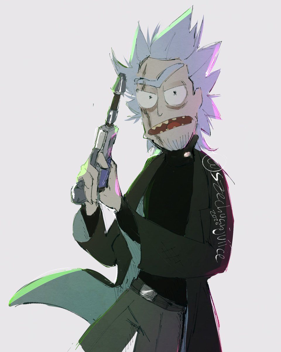 Szechuanjuiice's tweet photo. Doodle ✨ #ricksanchez #evilrick #e22912 #rickandmorty https://t.co/jU71i236WT