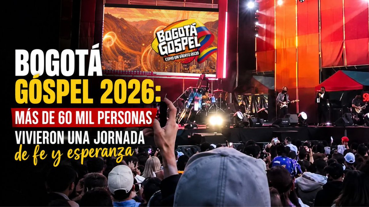 valaaguelaquesi's tweet photo. #Eventos Más de 60 mil voces se unieron en Bogotá Góspel 2026
https://t.co/aKPYMTJHw4 https://t.co/u34GozuvJq