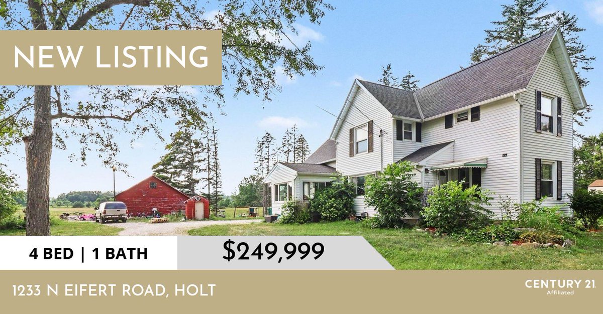 c21affiliatedmi's tweet photo. 📍 New Listing 📍 Take a look at this fantastic new property that just hit the market located at 1233 N Eifert Road in Holt. Reach out here or at (517) 980-7288 for more information

Century 21 Affil... https://t.co/nbOH8FS1SZ https://t.co/w5rDYNLCan