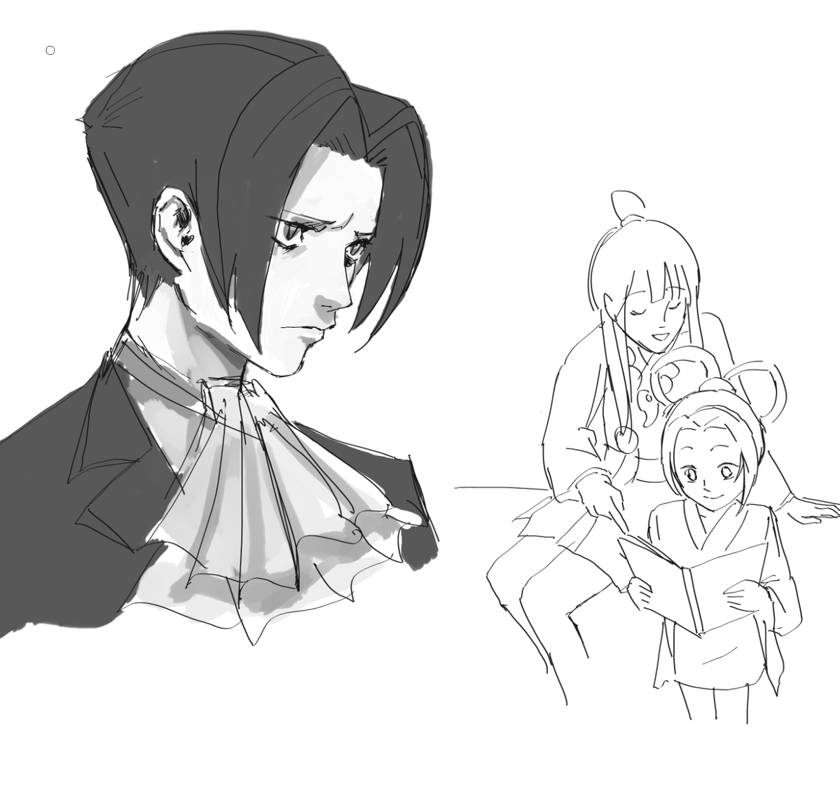 kizzlu's tweet photo. maya and phoenix :3 https://t.co/v2e1TDKxEG