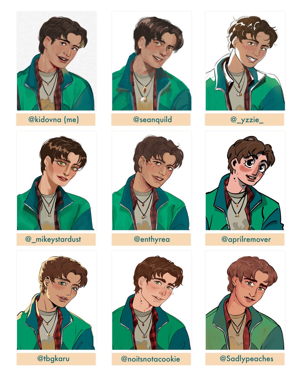 kidovna's tweet photo. done! thank you for letting me recreate your art styles. closeups and tags below. 🧵 https://t.co/v0P2jmTcxj