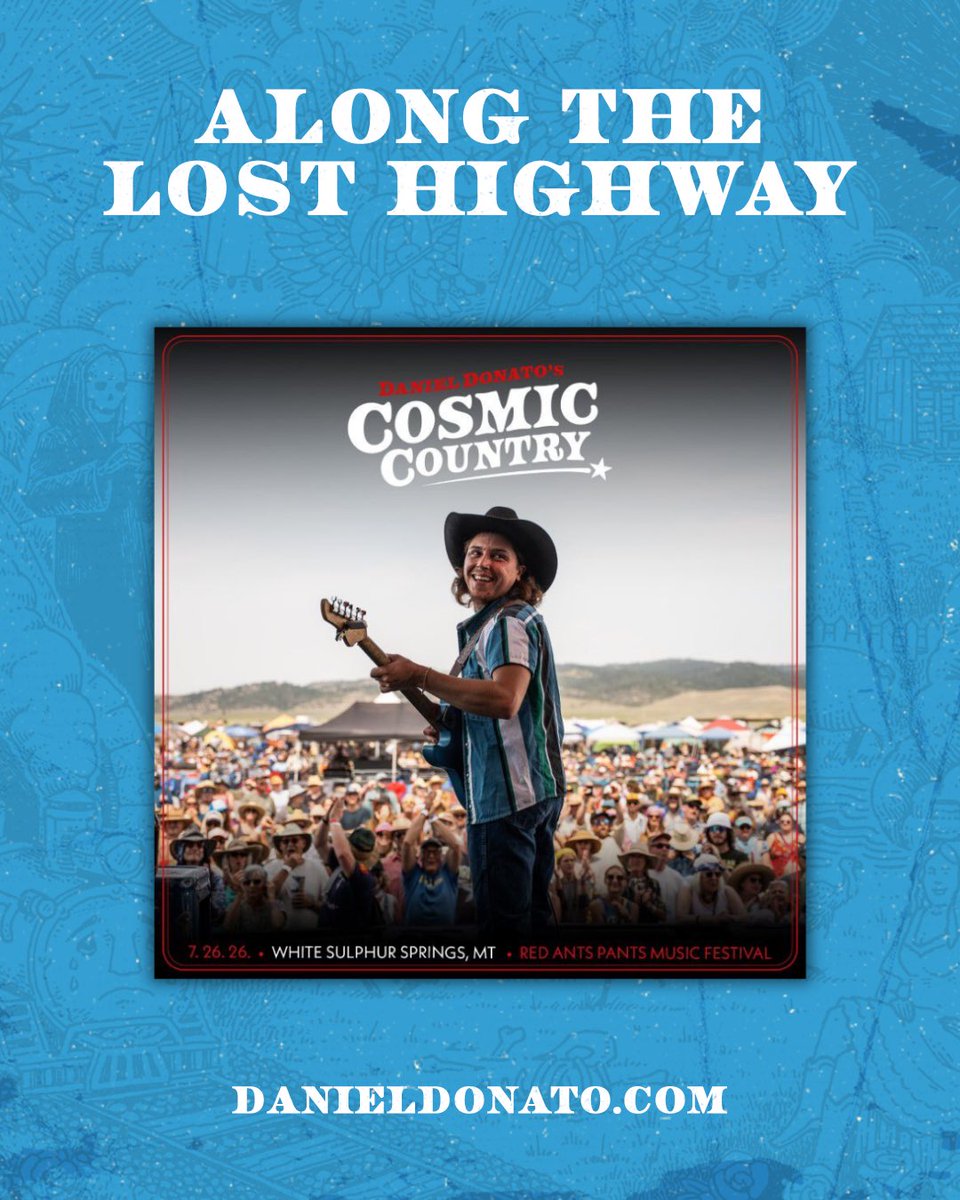 danieljdonato's tweet photo. 🌹 The entirety of our summer tour thus far is available to stream for free on DanielBase. Yeehaw. 

I love y’all in a place of no space and time. Keep it Cosmic, my friends. 

#cosmiccountry https://t.co/IWA8pvbT0T https://t.co/LDVnESvLqU