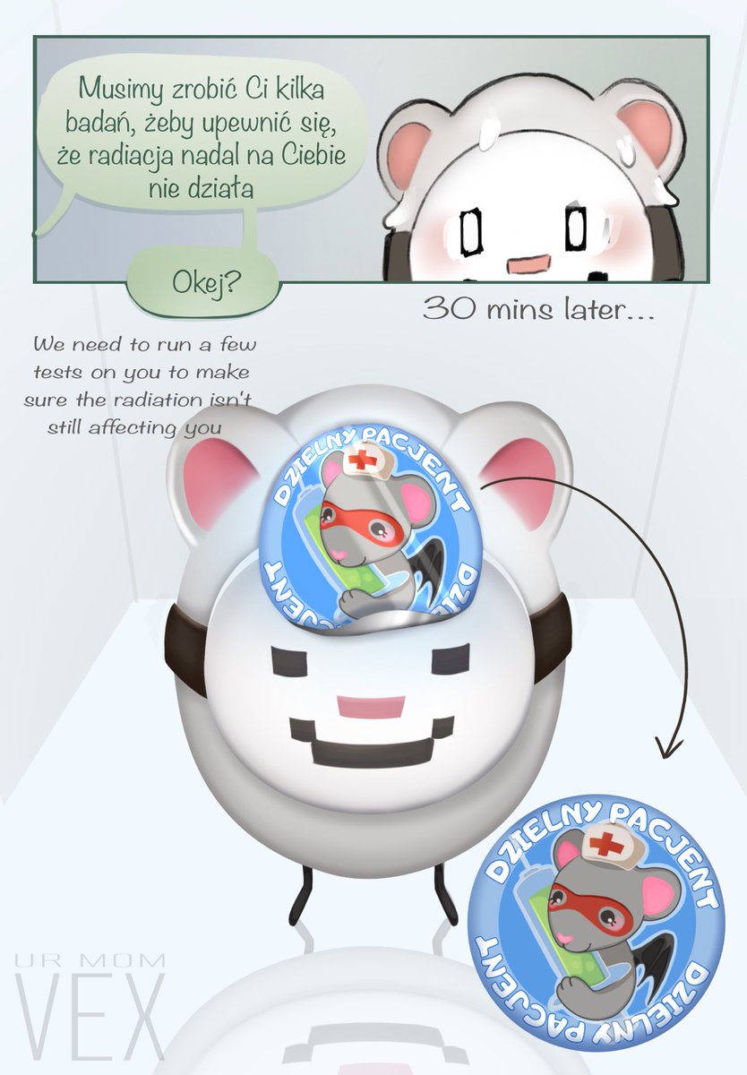 URMOMVEX's tweet photo. Polish Nacho v.6!
Context: In Polish clinics, children receive stickers that say “brave patient” as a reward for allowing a medical exam to be performed
Examples of the stickers are shown below! https://t.co/UH450xP4rp