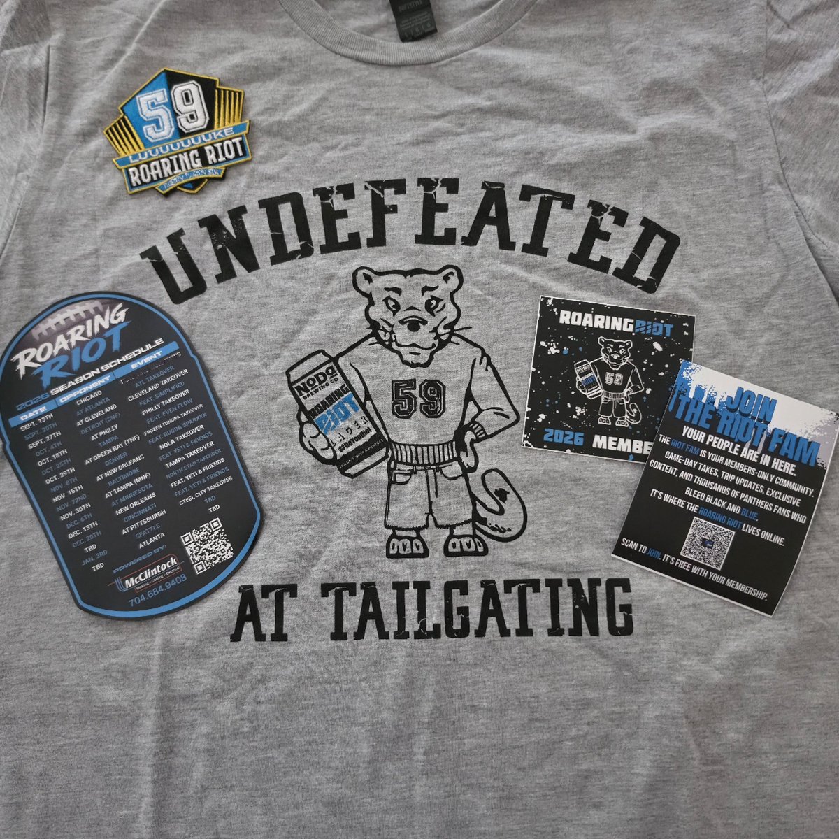 lyto73's tweet photo. Came home from a trip to Hong Kong &amp; Tokyo, and found my @roaringriot @AtlantaRiot membership kit in my mailbox! I'm ready for @Panthers HOF weekend! #ShowYourShirt #DoYouRiot #WeAreTheUproar #UndefeatedAtTailgating #KeepPounding https://t.co/2NilVVgALY
