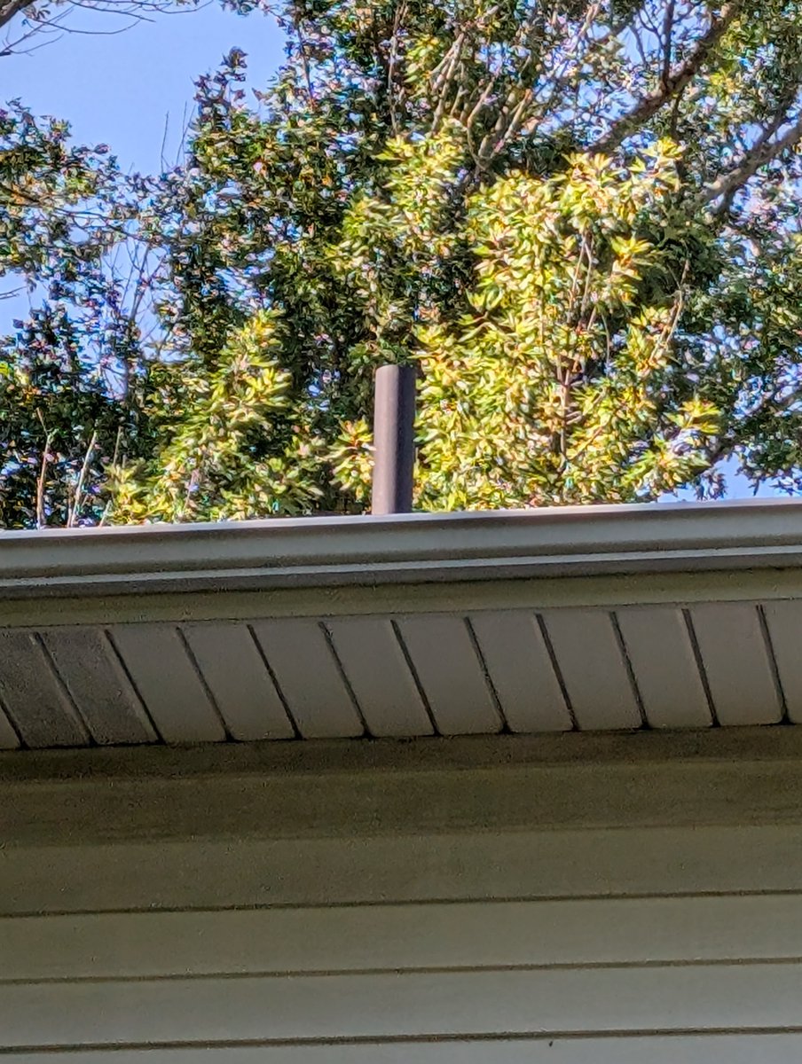 CorpseFarmer12's tweet photo. @PissedOffMandaP The vent or stack pipe may exit the roof like mine https://t.co/eMdglI6Sxe
