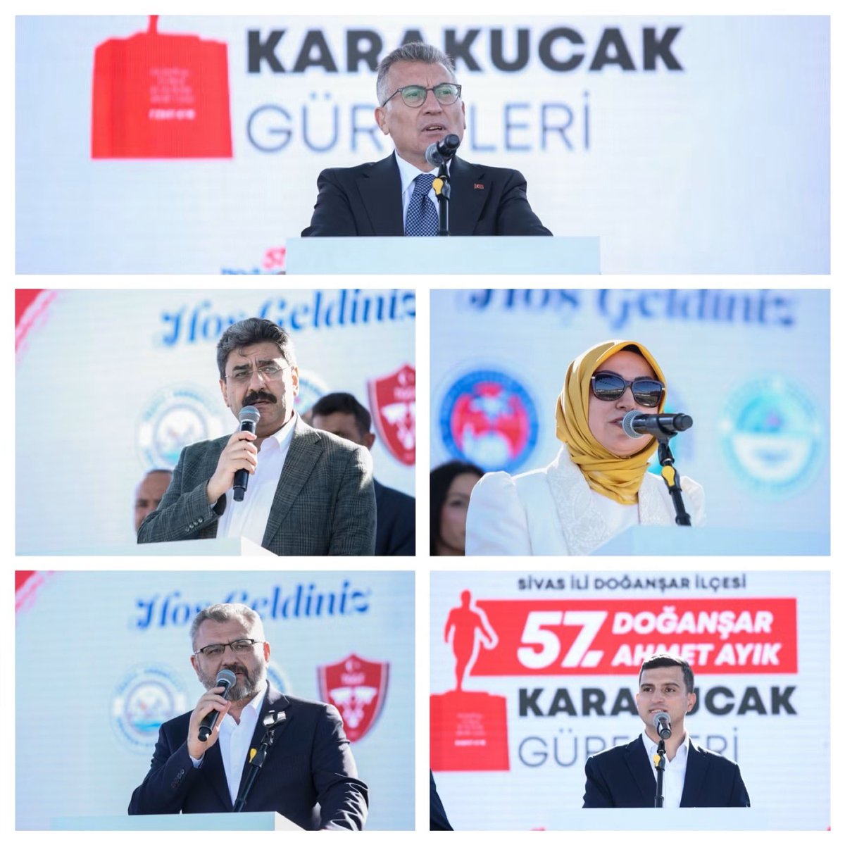 hhkaratas's tweet photo. 57. Doğanşar Ahmet Ayık Karakucak Güreşleri ve Kültür Festivalimizi; birlik, beraberlik ve kardeşlik iklimi içerisinde, büyük bir coşku ve gururla tamamladık.

Festivalimize teşrif ederek bizleri onurlandıran TBMM AK Parti Grup Başkanımız Sayın Abdullah Güler’e, Sivas Vali Vekilimiz Sayın Halil İbrahim Yeşilyurt’a, Sivas Milletvekillerimiz Sayın Hakan Aksu ve Sayın Rukiye Toy’a, AK Parti Sivas İl Başkanımız Sayın Yusuf Tanrıverdi’ye, Tunceli Vali Yardımcımız Hakan Öznay’a, Doğanşar Kaymakamız Sayın Yavuz Selim Kabaktepe’ye, Kağıthane Kaymakamımıza, Yaşayan efsane dünya ve olimpiyat şampiyonu Ahmet Ayık’a, Mecnun otyakmazaa 15 Temmuz derneği genel başkanı İsmail Hakkı turunç’a MHP Sivas İl Başkanımız Sayın Hakan Uygun’a, AK Parti Sarıyer İlçe Başkanımız Sayın Halil İbrahim Kurşun’a; Ak parti Sivas il yönetimine ve İlçe koordinatörümüz Sayın Gülşah Türkyılmaz’a 

Sivas Belediye Başkanımız Sayın Adem Uzun’a, Kağıthane Belediye Başkanımız Sayın Mevlüt Öztekin’e, Almus- Bağtaşı Belediye başkanımız sayın Mustafa Karadağ’a, Gemerek Belediye Başkanımız Sayın Sezai Çelikten’e, Hafik Belediye Başkanımız Sayın Habip Görler’e, Yıldız Belediye Başkanımız Sayın Ali Aydemir’e, Güneykaya Belediye Başkanımız Sayın Hüseyin Kırışkuzu’na, Zara Belediye Başkanımız Sayın Fatih Çelik’e, belediye başkan yardımcılarımıza, İş adamı M. Sinan Sungur’a, Güreş ağamız Burak Karaman’a, Tozanlı Dernekler Federasyonu başkanımız Sayın Mustafa Süs’e, Dernek Başkanımız sayın Mesut Serin’e, Vakıf Başkanımız İlhan Çınar ve yönetimlerine, Çalıcı köyü Dernek Başkanımız Sayın Hüseyin Ünsal’a, Darıkol Köyü Dernek Başkanımız Hacı Güney’e, kıymetli dernek başkanlarımıza, muhtarlarımıza, belediye ve il genel meclisi üyelerimize gönülden teşekkür ediyoruz.

Ayrıca organizasyonun her aşamasında büyük emek veren mesai arkadaşlarımıza, güvenlik güçlerimize, sağlık ekiplerimize, basın mensuplarımıza, pehlivanlarımıza, hakemlerimize, sponsorlarımıza ve bizleri yalnız bırakmayarak festival coşkusunu paylaşan tüm hemşehrilerimize ve misafirlerimize şükranlarımızı sunuyoruz.

Rabbim birlik ve beraberliğimizi daim eylesin. Bir sonraki festivalimizde yeniden aynı coşku ve heyecanla buluşmayı temenni ediyor, tüm misafirlerimize kazasız belasız hayırlı yolculuklar diliyoruz.
