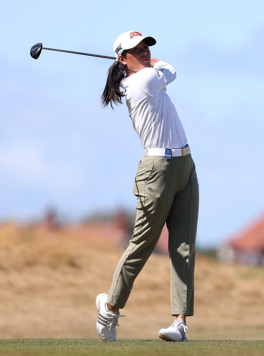 DukeWGOLF's tweet photo. Former Blue Devil Celine Boutier carded her seventh top-25 finish of the @LPGA season as she placed T12th over the weekend in the @AIGWomensOpen! 👏 https://t.co/e9b4pG6QMM
