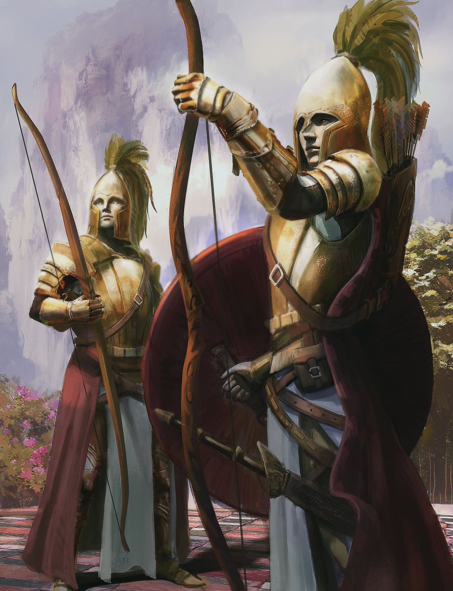 LostHistory9's tweet photo. Seeing a lot of discourse about House of the Dragon.

I care not. 

10,000 Gondolindrim led by Turgon would smoke all of Westeros in an afternoon.

Weak ass universe. 

(Art by Nicolas Chacin) https://t.co/fXv07mSwYc