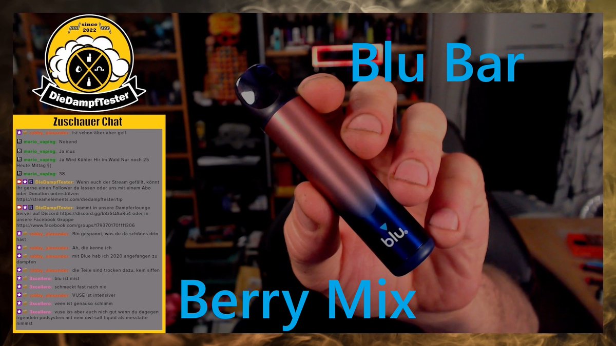 DieDampfTester's tweet photo. https://t.co/41HVZ4Hwp8 #Blu #Bar #Kit #Berry #Mix #salt #liquid #aroma #vape #vape放出 #review #vapereview #VapeLife #Trendsetter #VapeSmart #TechInnovation #podsystem #Podkit https://t.co/WzdZbayAel