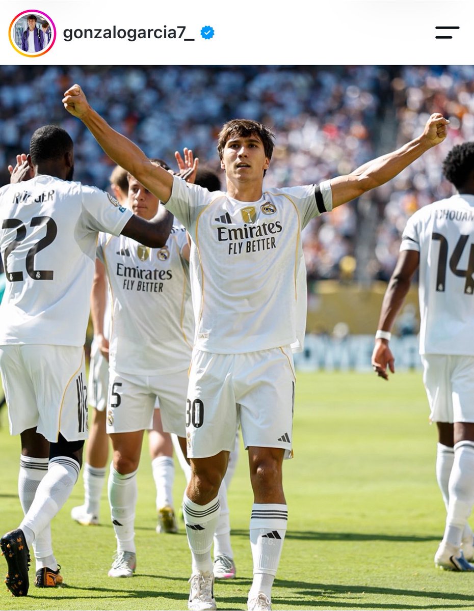 theMadridZone's tweet photo. 🚨🥺 Gonzalo Garcia's emotional goodbye message: 

"Twelve years have passed since a young boy's dream became a reality."  

"With the peace of mind that comes from knowing I always gave my all whenever I wore this shirt, I leave with a heart full of gratitude and the certainty that Real Madrid will always be a part of who I am."  

"I am deeply grateful to everyone with whom I shared unforgettable moments and who supported me during this incredible chapter of my life. And especially to all of you, Madridistas, who made me feel your affection from day one until the very last. It has been a privilege I will never forget."  

"Defending this badge has been the greatest pride of my life."  

"Always and forever. Eternally grateful."  

"Hala Madrid!"