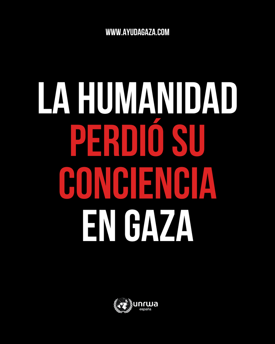 UNRWAes's tweet photo. El mundo ha dejado de mirar. #Gaza no ha dejado de sufrir.

Cada día, menos titulares y más personas asesinadas. ¿Hemos normalizado el sufrimiento?

No dejemos que Gaza desaparezca de la conversación. Comparte. 🔁

Apoya a UNRWA 👉 https://t.co/jMonW8szym https://t.co/eT34X0lOJC