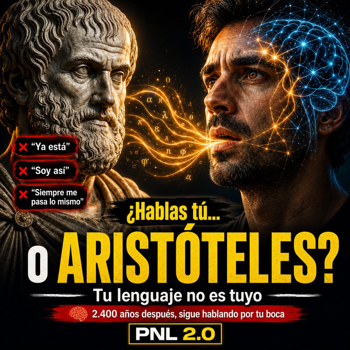 SecretoLey's tweet photo. Tu lenguaje no es tuyo. Aristóteles lo metió en tu cabeza hace 2,400 años

Mira el video aquí y recuerda dejar tu comentario => https://t.co/BvFitT7BlM

#pnl #coaching #superacionpersonal https://t.co/Xm90UM5VYR