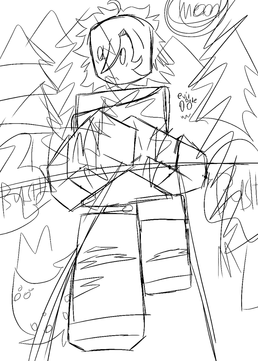 Ashton_Rabbit's tweet photo. Sketch... sketch its all i ever do... the art never will be done for anythingggggg wahhh 
#art #drawing #roblox #fanart https://t.co/TuT2XgpZiA